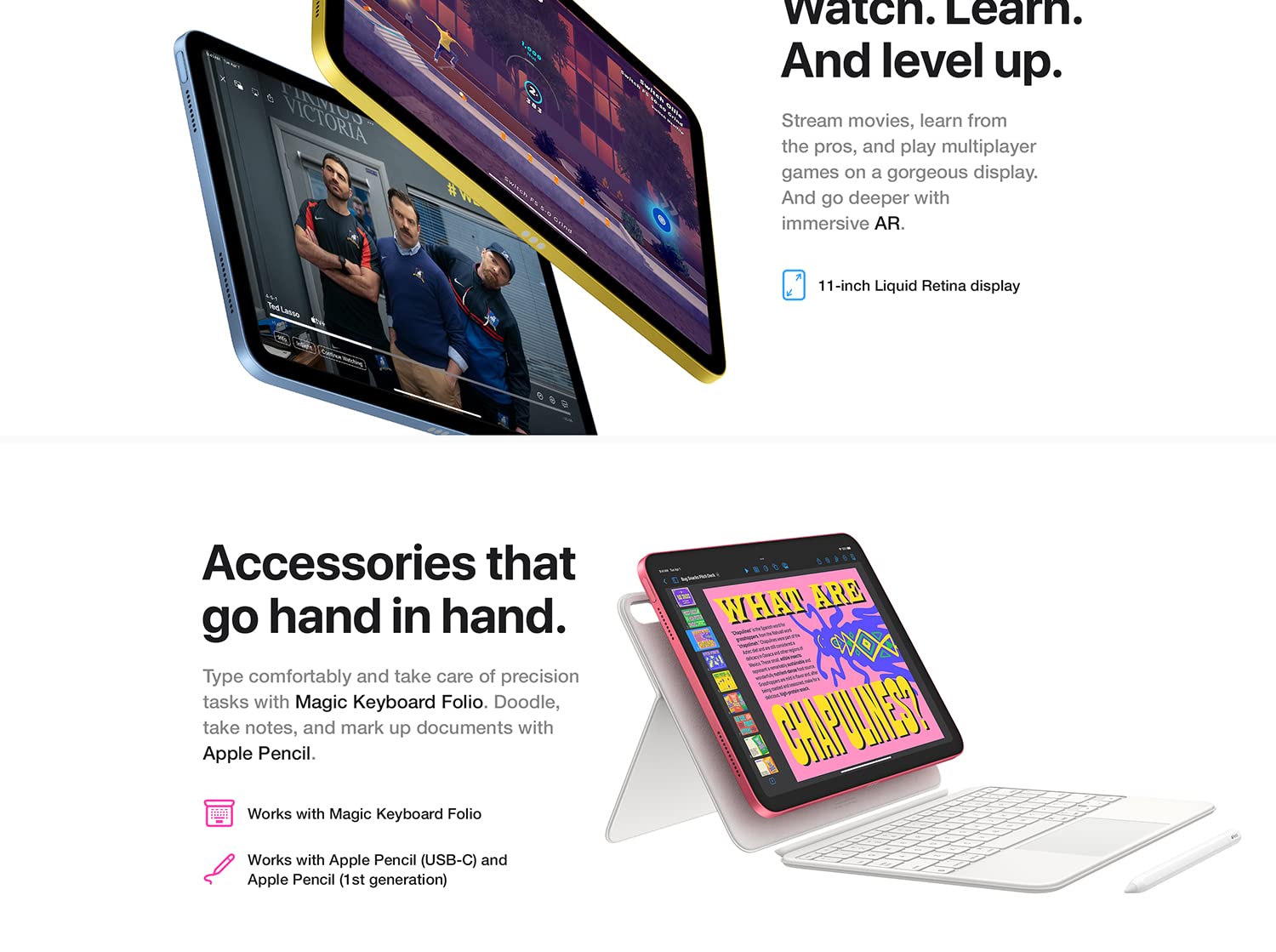 iPad streaming and accessories